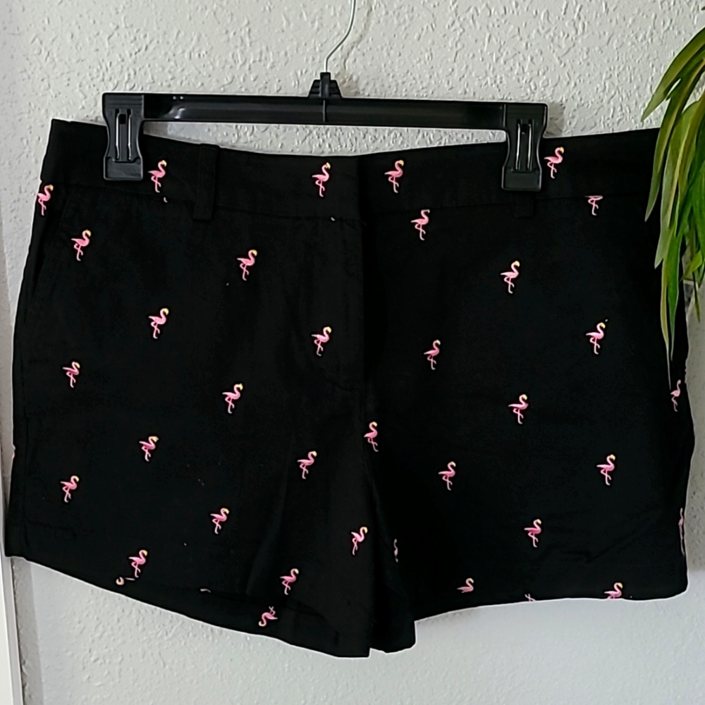 British Khaki Flamingo Shorts 10 NWT